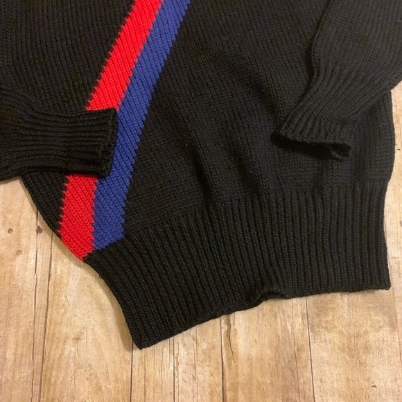 Polo by Ralph Lauren Retro 90s Wool Sweater Sz M - Picture 2 of 4